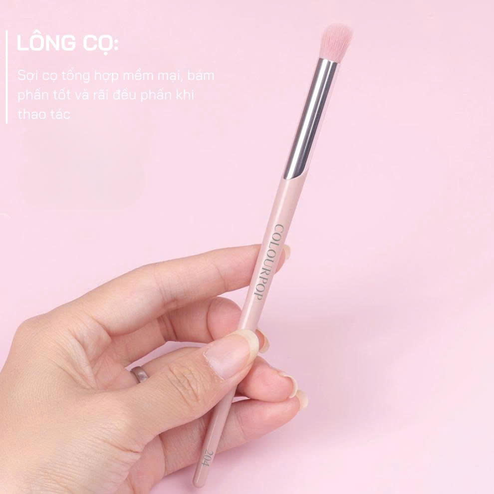 Cọ Mắt Tròn Tán Và Nhấn Đuôi COLOURPOP Eye Shadow Brush C204